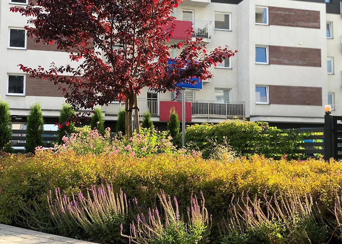 Apartament Patio Vita -Garaz Podziemny, Taras,Wejscie Klamka Kod,Centrum