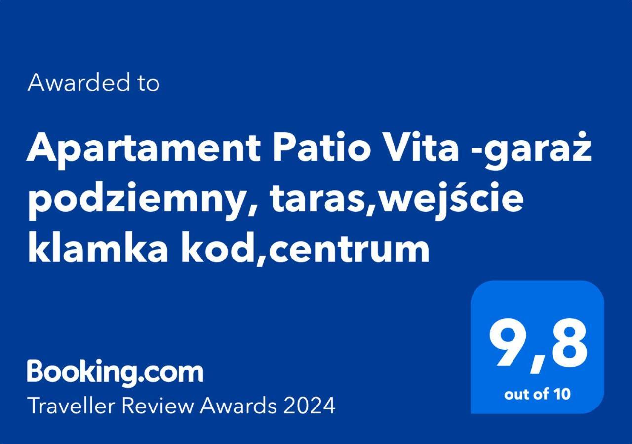 Patio -garaz Podziemny, Taras,wejscie Klamka Kod,centrum Apartment *